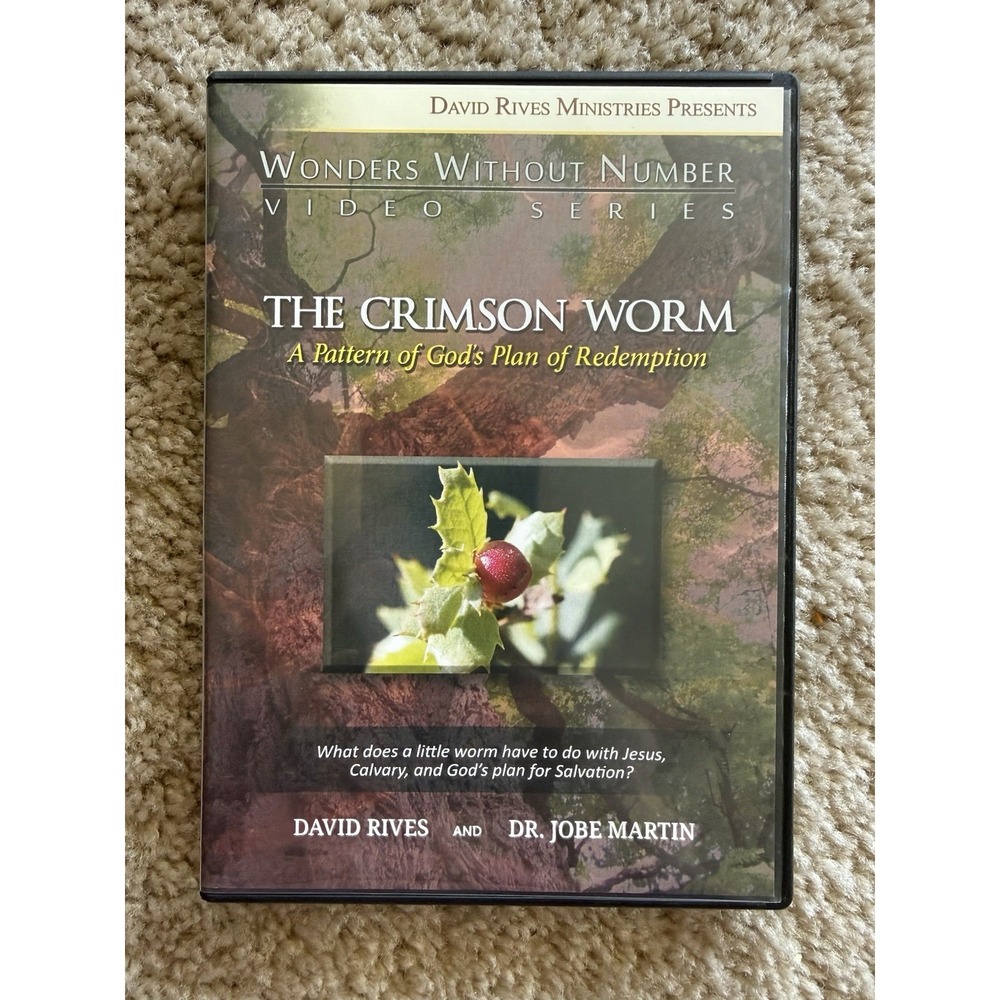 The Crimson Worm DVD Wonders Without Number David Rives Dr Jobe Martin Christian